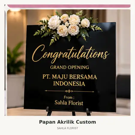 Papan Bunga Akrilik Rokan Hilir